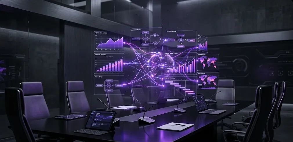 Reunião estratégica, equipe em imersão e discovery